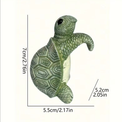 1pc Cartoon Turtle Resin Hanging Planter, Indoor and Outdoor Decor for Living Room, Bedroom, TV Stand, Perfect for Christmas, Easter, Graduation, Valentine’s Day, Turtle Decor