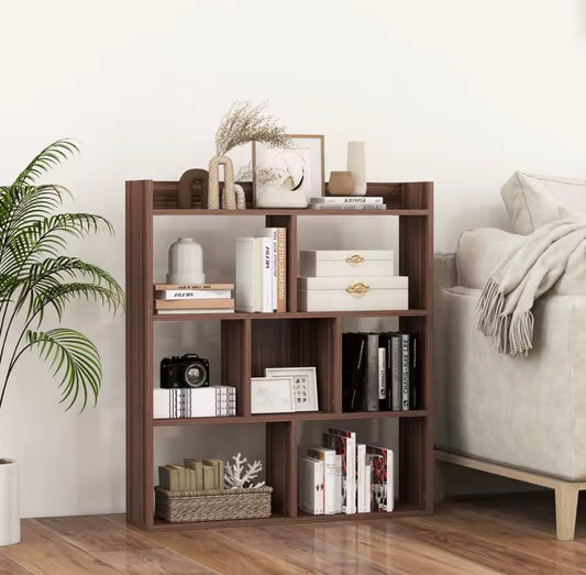 7 cubes open book shelf